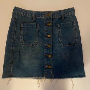 Denim Mini Skirt
